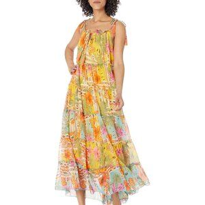 America & Beyond Boho Blissful Tiered Maxi Dress - Small (NWOT)